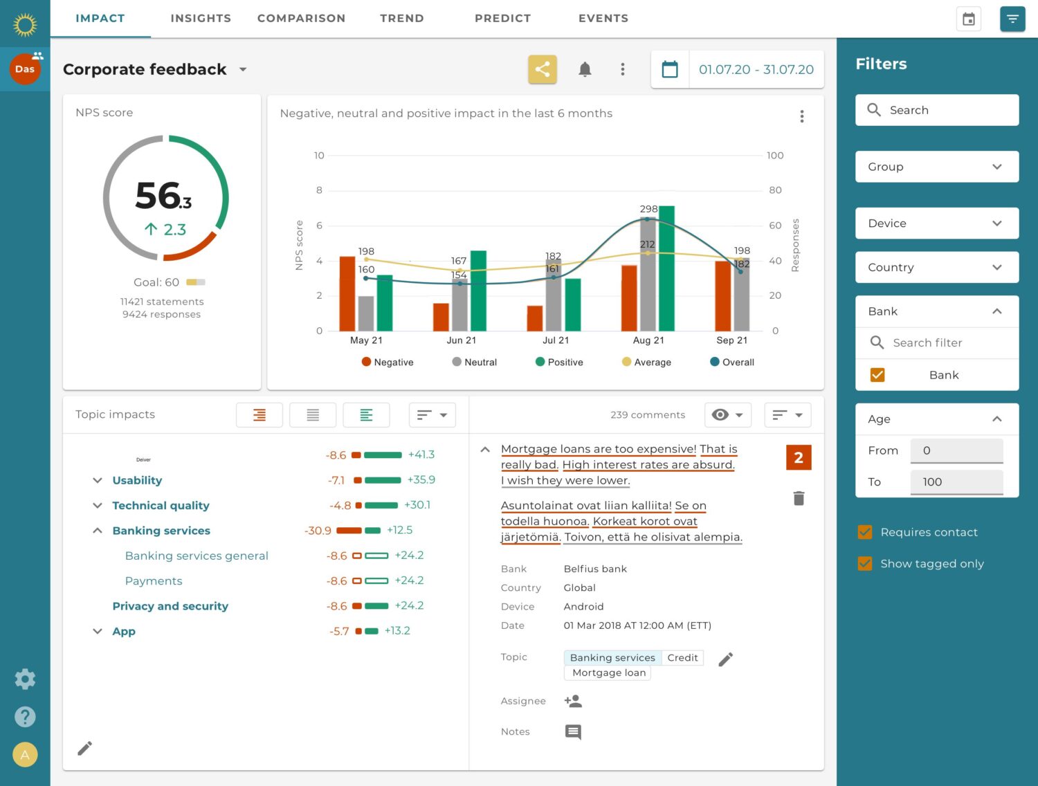 Customer experience platform - Lumoa