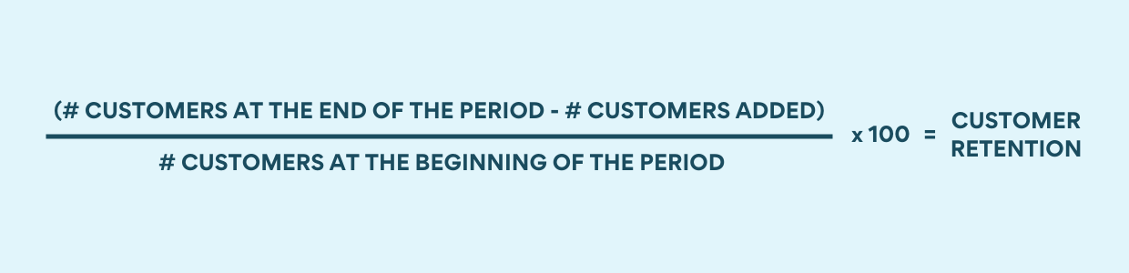 How to calculate Customer Retention